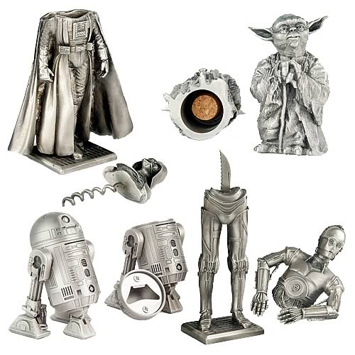 Star Wars Pewter Barware Set