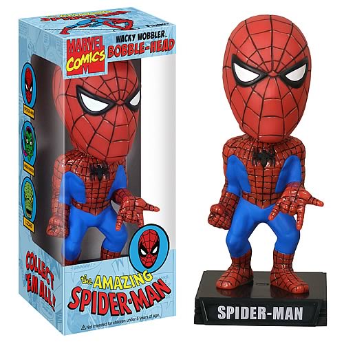 spidey spiderman bobblehead