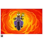 Bart & Homer on Bike