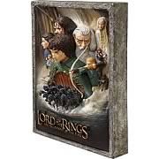 Fellowship of the Ring Movie Poster Sculpture