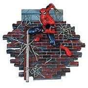 Spider-Man Pipes & Webs Wall Statue