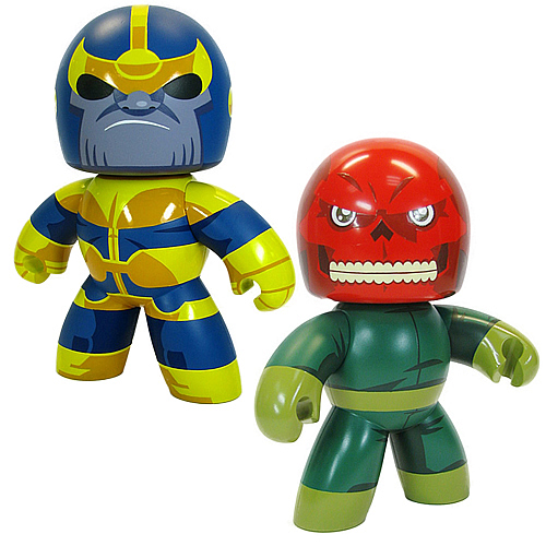 Marvel Mighty Muggs Exclusive Thanos & Red Skull Figure Set
