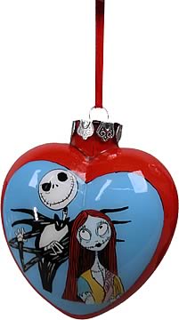 NBX 2004 Jack & Sally Heart Ornament