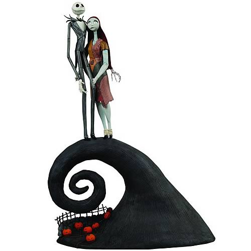 NBX Jack and Sally on Spiral Hill Action Figures
