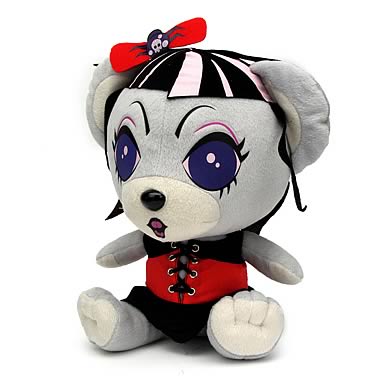 Goth Teddy Violet Swear Bear Plush | Gifts For A Geek and Toys