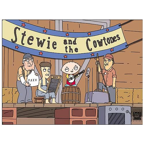 Family Guy Stewie and the Cowtones Paper Giclee