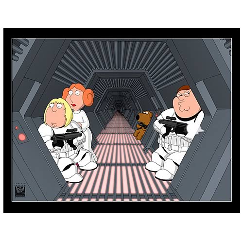 Star Wars Family Guy Not So Great Escape Pix-Cel