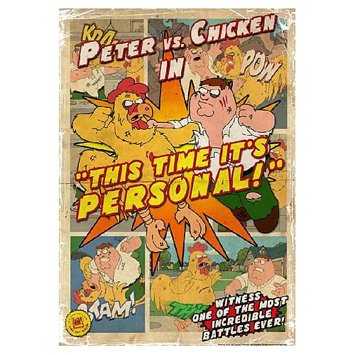 Family Guy Peter vs. Chicken II Large Giclee