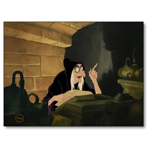 Disney Snow White Evil Hag Chroma-Cel