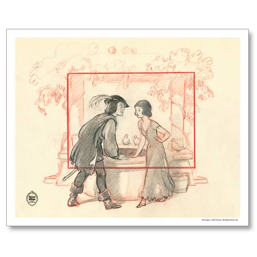 Disney Snow White Magic Moment Paper Giclee