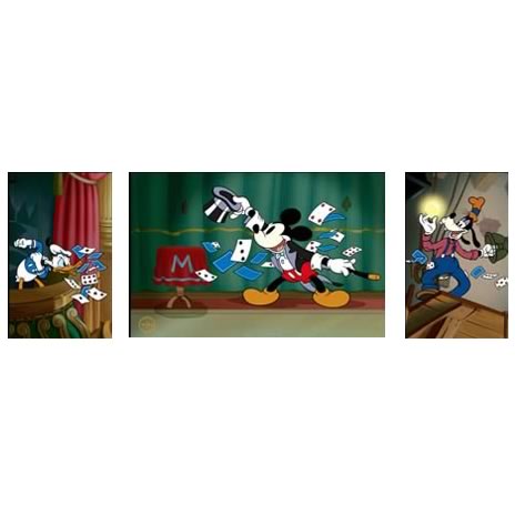 Disney Magician Mickey Mouse Sericel