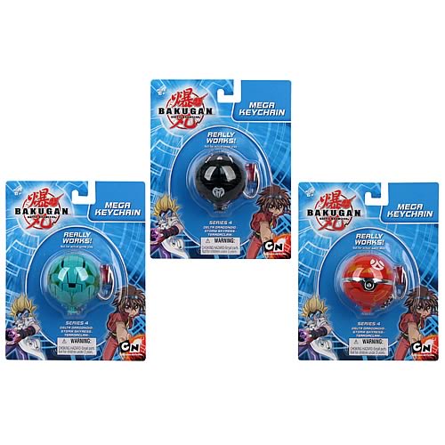 Bakugan Mega Key Chains Series 4 Set