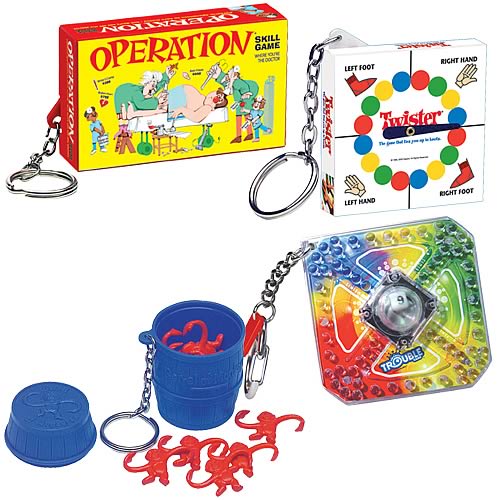 Board Games Key Chains Series 2 Assortment Case