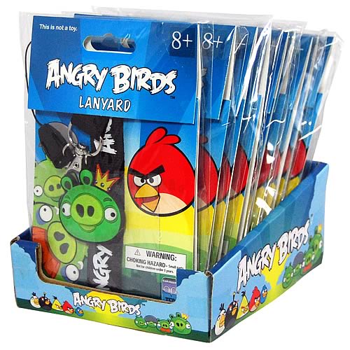 Angry Birds Lanyard Key Chains Case