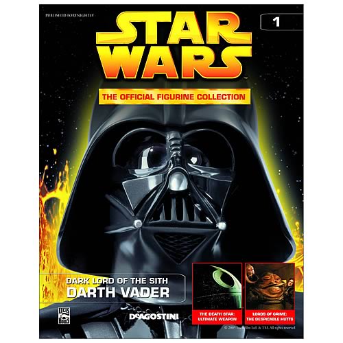 Star Wars Figurine Magazine with Darth Vader Figure