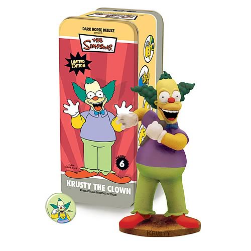Simpsons Classic Krusty the Clown Character Figure