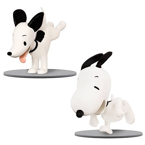 Peanuts Snoopy Then and Now Figure Set
