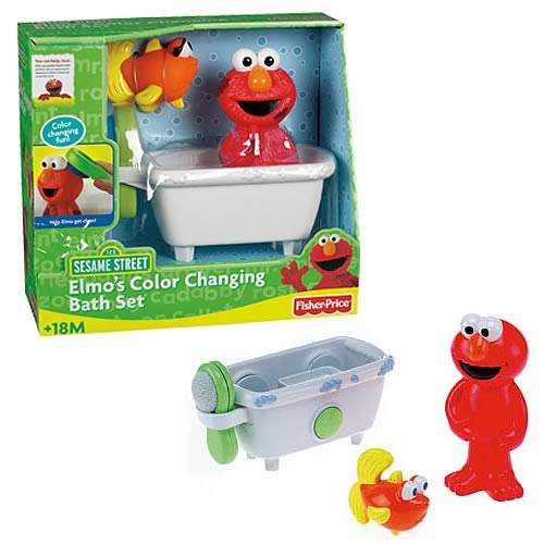 Sesame Street Elmos Color Change Tub Fun