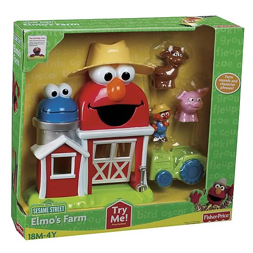 Sesame Street Elmo Farm Playset