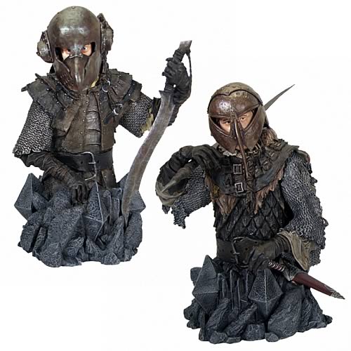 Lord of the Rings Frodo and Sam in Orc Armor Mini Busts Set