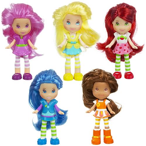 Strawberry Shortcake Mini Dolls in Purse Wave 1 Revision 1