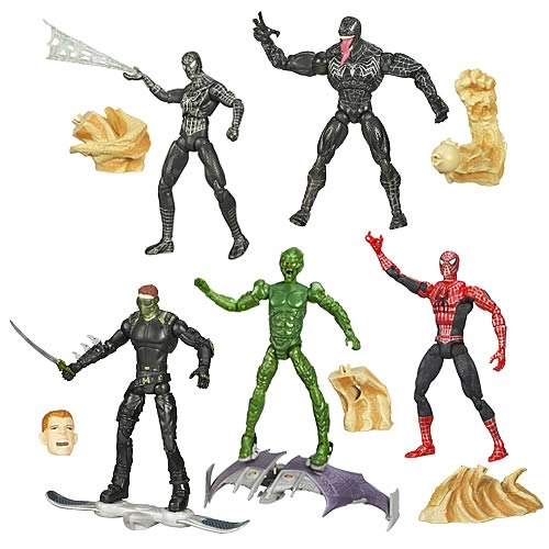 Spider-Man Build-A-Figure Action Figures Wave 1 Revision 1