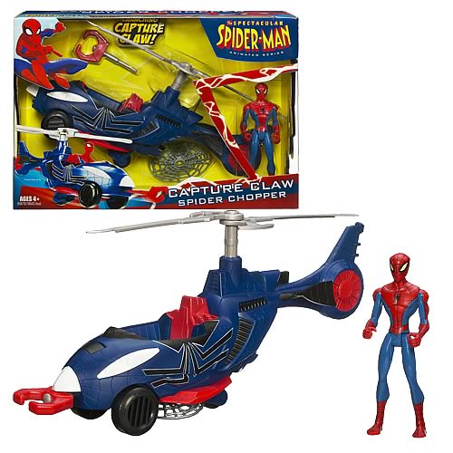 Spectacular Spider-Man Helicopter with Spider-Man Figure