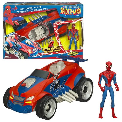 Spectacular Spider-Man Crime Cruiser with Spider-Man Figure