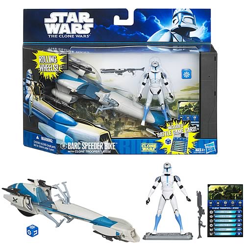 Star Wars Clone Wars Clone Trooper Jesse BARC Speeder Bike