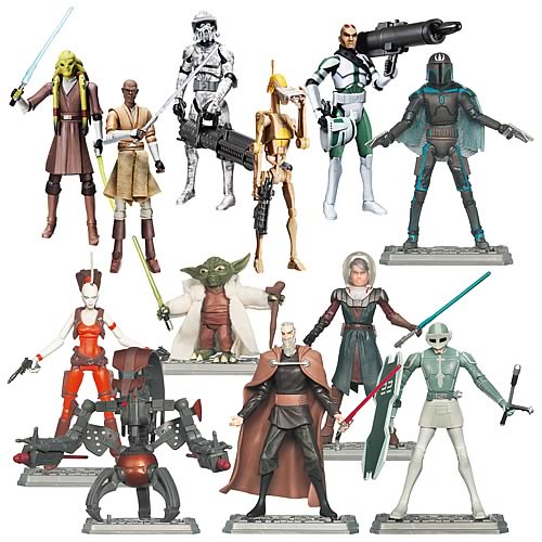 Star Wars Clone Wars Action Figures Wave 3