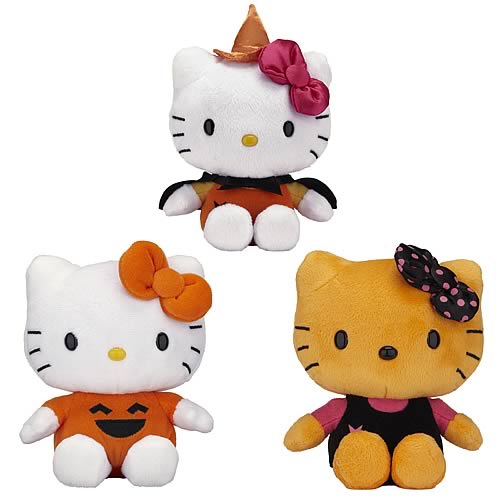 Hello Kitty Halloween Mini Plush Wave 1 Set