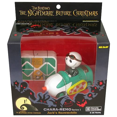 Nightmare Before Christmas Remote Control Jack's Snowmobile