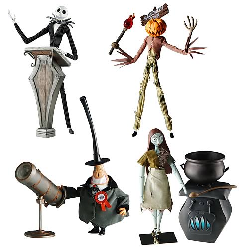 Nightmare Before Christmas Series 1 Active Label Figure Set