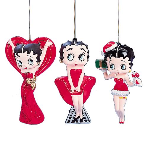 Betty Boop Blow Mold Ornaments