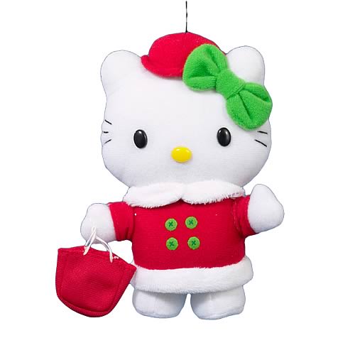 Hello Kitty 5-Inch Plush Ornament with Bag