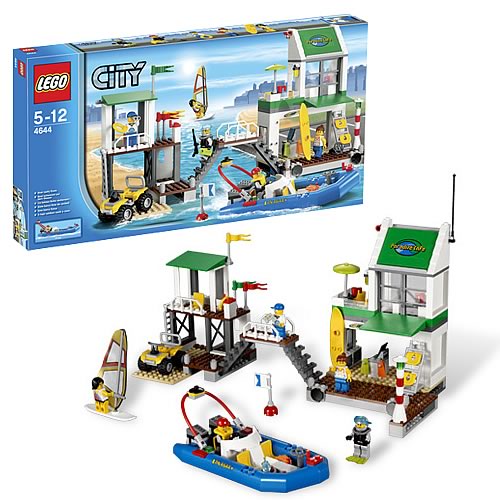LEGO City 4644 Marina Boat Harbor Playset