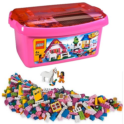 LEGO 5560 Pink Brick Box Large