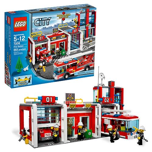 LEGO City 7208 Fire Station