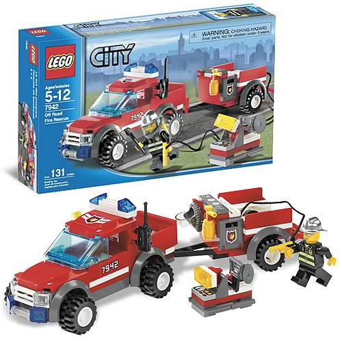 LEGO 7942 City Fire Pick-up Truck