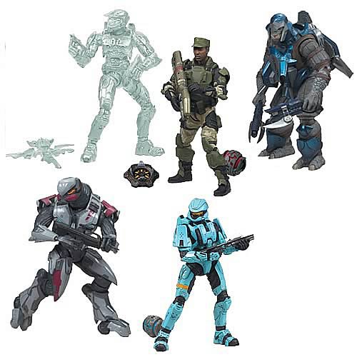 Halo Action Figures Wave 5 Case