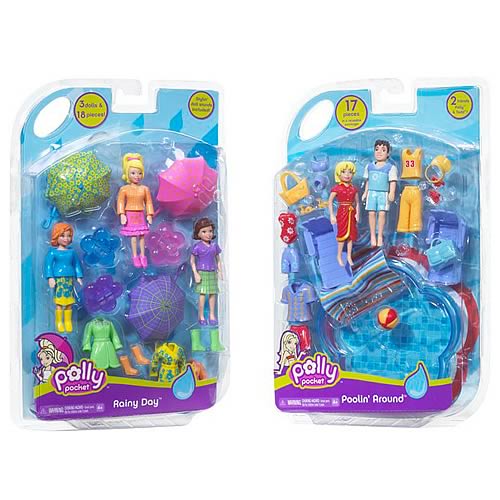 Polly Pocket Rainy Day Pooling Around Assortment Case