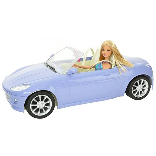Barbie Convertible Car & Doll Set