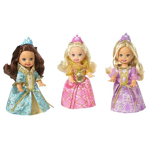 Barbie Kelly Princess Doll Assortment Case