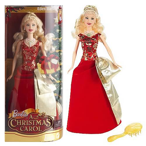 Barbie A Christmas Carol Red Dress Doll
