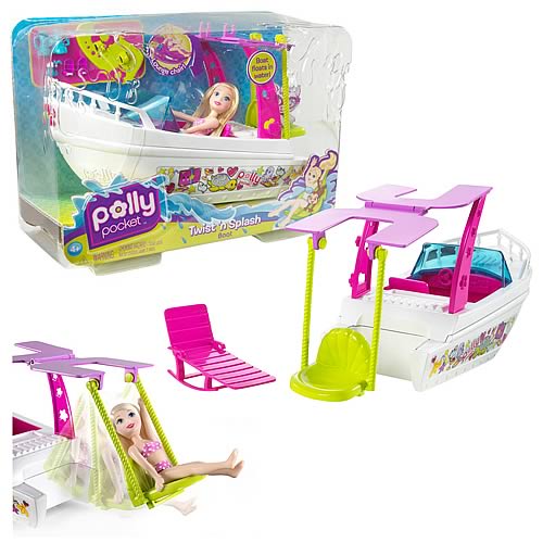 Polly Pocket Tropical Splash Adventure Boat