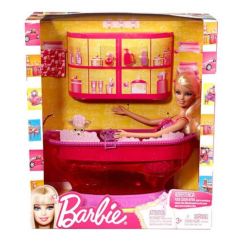 Barbie Doll and Glam Tub