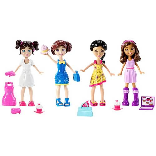 Polly Pocket and Friends Dolls 4-Pack