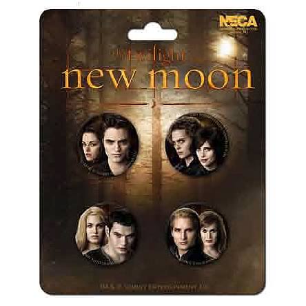 Twilight New Moon Cullen Family Pin 4-Pack