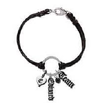 Twilight Eclipse Circle Cord Charm Bracelet Team Edward