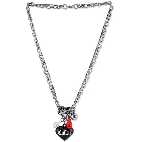 Twilight Eclipse Double Chain Charm Necklace Team Edward